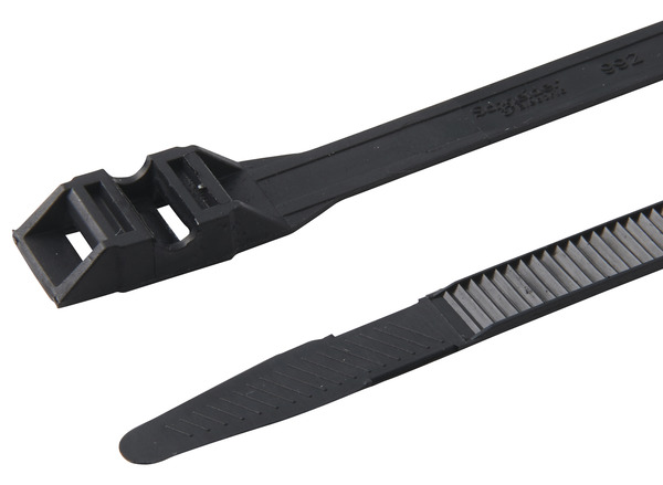 Lot de 100 colliers de fixation noir 9 x 370 mm - Schneider Electric - Brico Dépôt