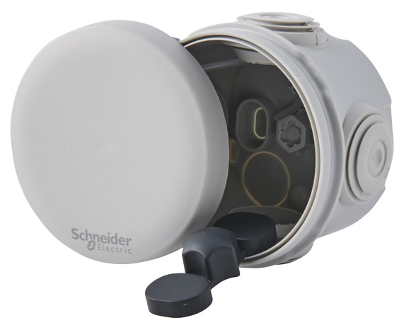 Lot de 5 boîtes de dérivation rondes Ø 60 mm - Schneider Electric - Brico Dépôt