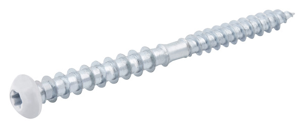 Vis bois tête peinte 6 x 80 mm 6 pièces - Diall - Brico Dépôt