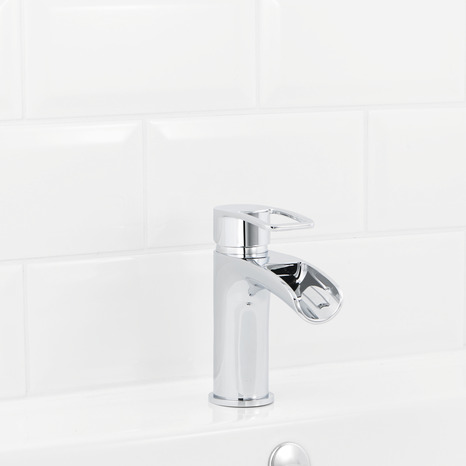Mitigeur lavabo cascade "Olmeto" - GoodHome - Brico Dépôt