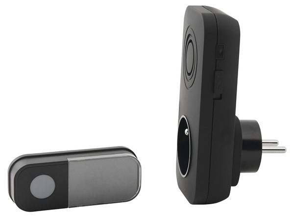 Carillon + Sonnette enfichable avec prise "Liam" - Blyss - Brico Dépôt