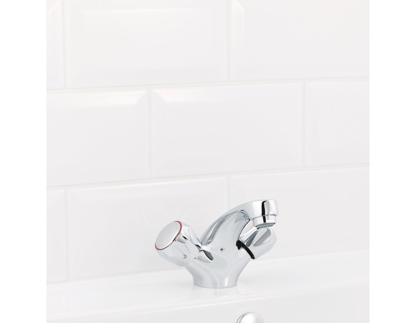 Mélangeur lavabo "Calp" - H. 11,3 cm - GoodHome - Brico Dépôt