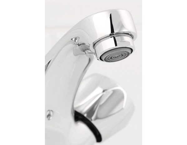 Mélangeur lavabo "Calp" - H. 11,3 cm - GoodHome - Brico Dépôt