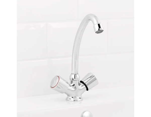 Mélangeur lavabo "Talais" chrome - NF - GoodHome - Brico Dépôt