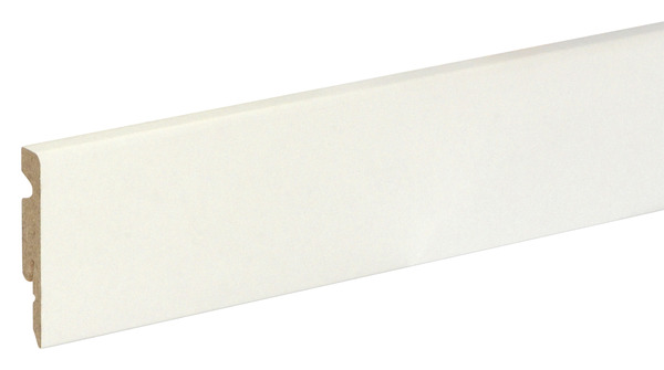 Plinthe - Blanc - L. 220 x l. 6 x Ép. 1,1 cm - GoodHome - Brico Dépôt
