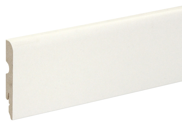 Plinthe - Blanc - L. 220 x l. 8 x Ép. 1,3 cm - GoodHome - Brico Dépôt