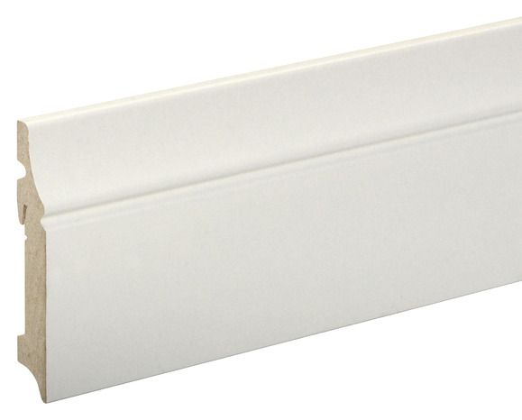 Plinthe moulurée blanche - L. 220 x l. 10 cm x Ép. 19 mm - GoodHome - Brico Dépôt