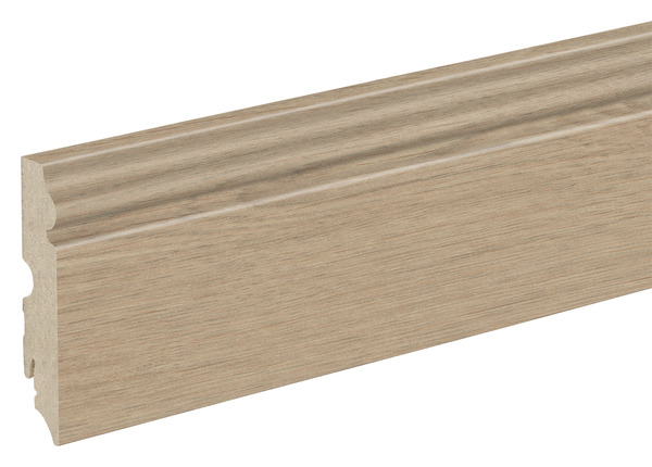 Plinthe moulurée imitation chêne L. 220 cm x l. 90 mm x Ép. 16 mm - GoodHome - Brico Dépôt