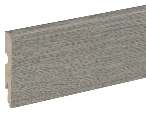Plinthe décor imitation bois rustique vieilli gris L. 220 x - H. 8 cm x Ép. 13 mm - GoodHome - Brico Dépôt