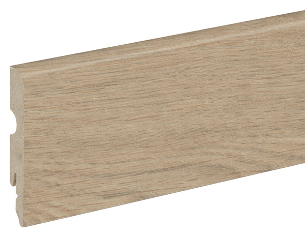 Plinthe "Gladstone" décor imitation chêne  - L. 220 x - H. 8 cm x Ép. 13 mm - GoodHome - Brico Dépôt