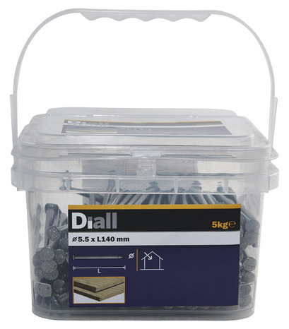 Pointes tête plate 5,5 x 140 mm 5 kg - Diall - Brico Dépôt
