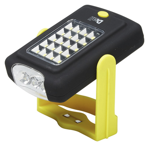 Torche carrée plastique LED  jaune - 115 Lm - Diall - Brico Dépôt
