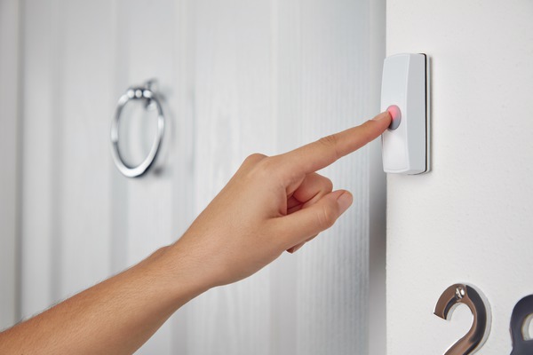 Carillon + Sonnette batterie blanc - Blyss - Brico Dépôt