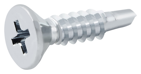 Vis autoperformantes plates 4,2 x 19 mm 100 pièces - Diall - Brico Dépôt