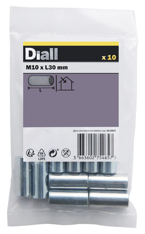 Manchon T.F ABI 10 x 30 mm - Diall - Brico Dépôt