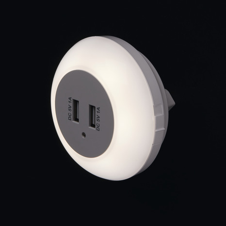 Veilleuse lisbo led int sensor usb - Colours - Brico Dépôt