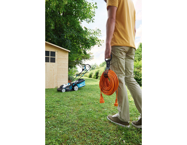 Rallonge orange étanche 20 m NF - Diall - Brico Dépôt