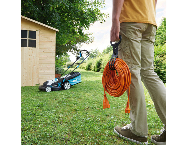 Rallonge orange étanche 20 m NF - Diall - Brico Dépôt