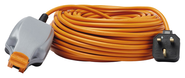 Rallonge orange étanche 40 m NF - Diall - Brico Dépôt