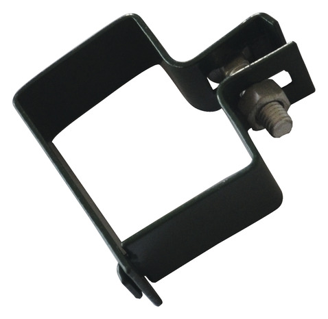 Fixation de départ en acier vert pour poteau rectangulaire - l. 60 x l. 70 x h. 25 mm - Marque BLOOMA - Brico Dépôt