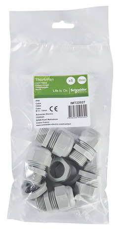 Lot de 5 presse-étoupes Ø 20 mm - Schneider Electric - Brico Dépôt