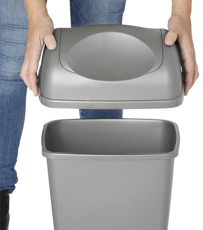 Poubelle en plastique "Tazetta" - 20 L - Brico Dépôt