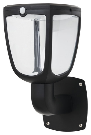 Applique à détection solaire LED noir IP44 "Seldovia" - Marque BLOOMA - Brico Dépôt