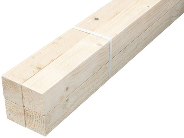 Botte de 4 tasseaux en sapin brut L. 2,40 m - Section 50 x 47 mm - Brico Dépôt