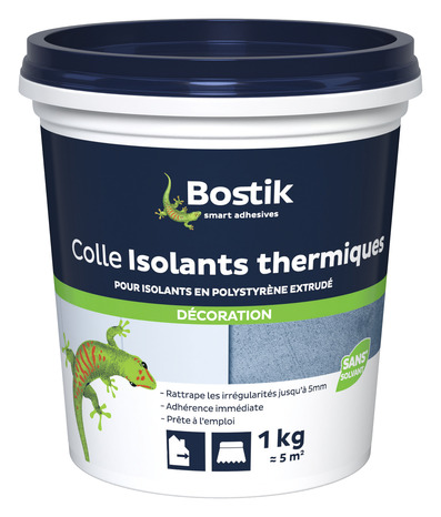 Colle isolant thermique pour panneaux en mousse de polystyrène extrudé - Bostik - Brico Dépôt