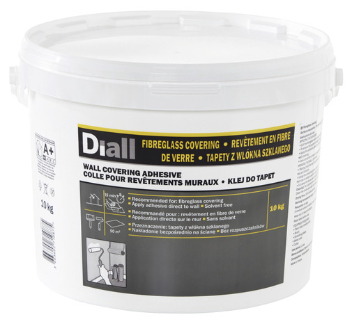 Colle pour revêtements muraux/en fibre de verre 10 kg - Diall - Brico Dépôt