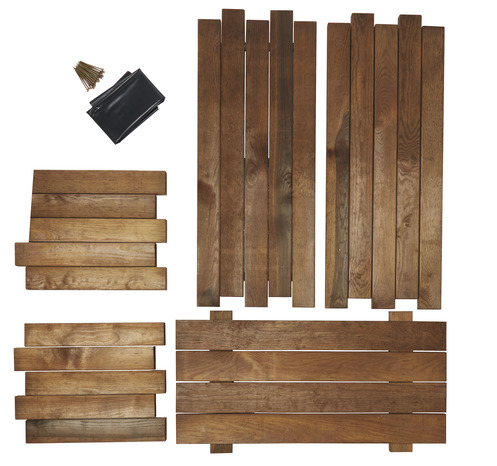 Bac à fleurs en bois 80 x 40 cm acier galvanisé ou en aluminium - Brico Dépôt