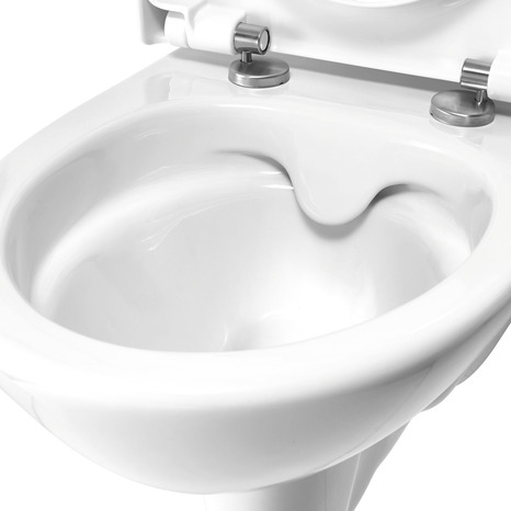 Cuvette WC suspendu sans bride (sans rebord) "Jabi" - NF - GoodHome - Brico Dépôt