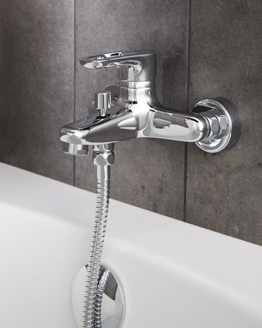 Mitigeur bain/douche "Laugar" - NF - GoodHome - Brico Dépôt