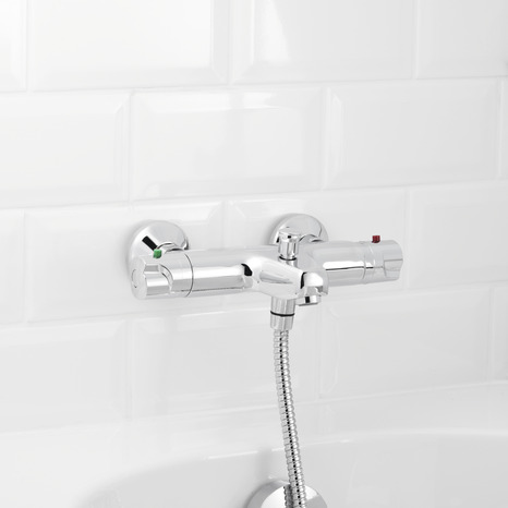 Mitigeur bain/douche thermostatique "Mulga" - GoodHome - Brico Dépôt