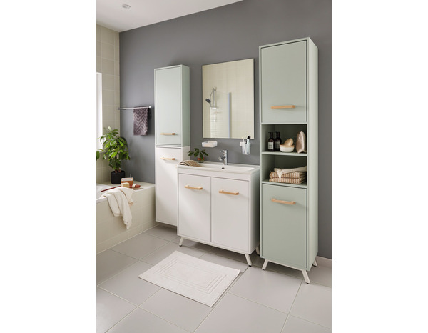 Armoire murale blanche l. 40 cm "ladoga" - Cooke and Lewis - Brico Dépôt