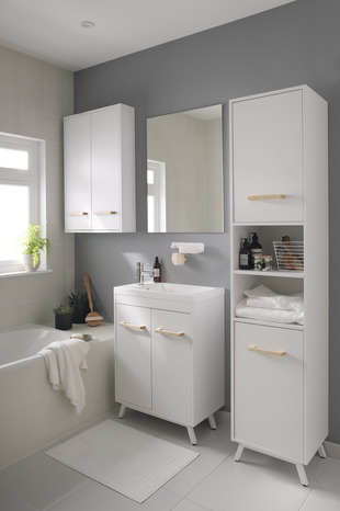 Colonne "Ladoga" - Blanc - H. 190 cm - Cooke and Lewis - Brico Dépôt