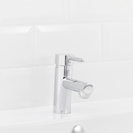 Mitigeur lavabo "Lazu" Ø. 35 mm x H. 14,9 cm - GoodHome - Brico Dépôt