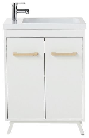 Meuble sous-vasque à poser blanc L.60 CM "LADOGA" - Cooke and Lewis - Brico Dépôt