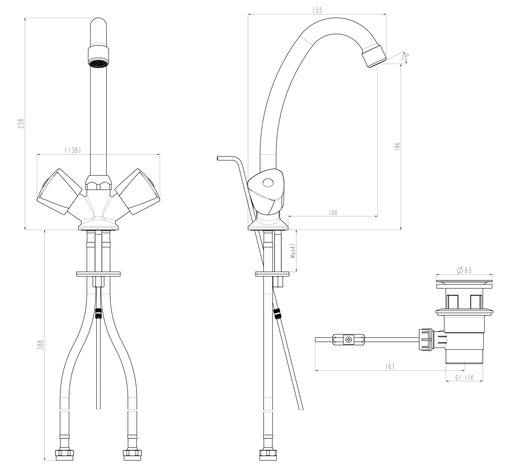 Mélangeur lavabo "Grenvik" - GoodHome - Brico Dépôt