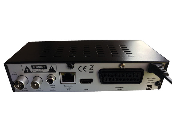 Récepteur magnéto TNT HD DVB-T2 HEVC - Optex - Brico Dépôt