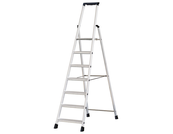 Escabeau professionnel 7 marches - charge maxi. 150 kg - Brico Dépôt