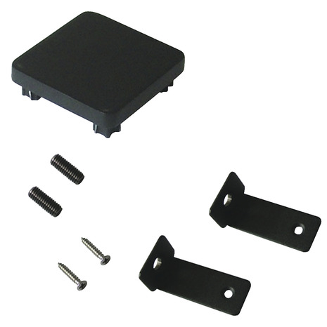 Kit chapeau pour poteau aluminium "Neva" - Marque BLOOMA - Brico Dépôt