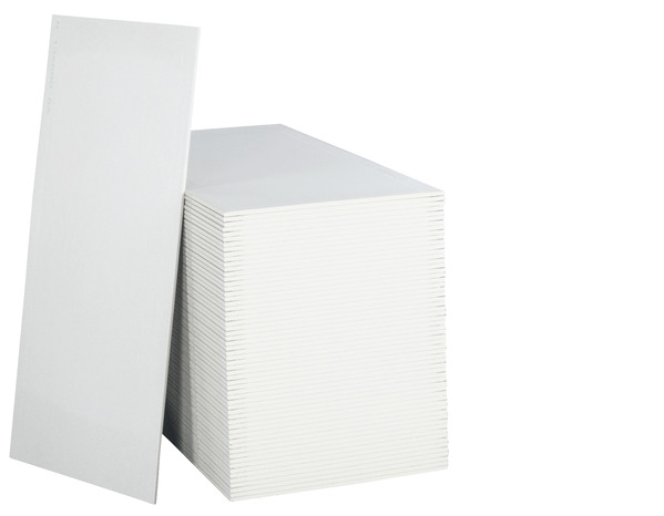 Quart de plaque de plâtre BA 13 NF** - L. 1,25 x l. 0,60 m x Ép. 12,5 mm - Planodis - Brico Dépôt