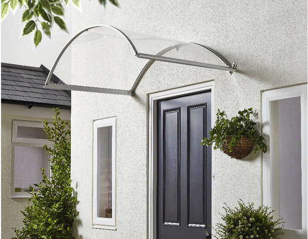 Marquise en polycarbonate - L.140 cm - GEOM - Brico Dépôt