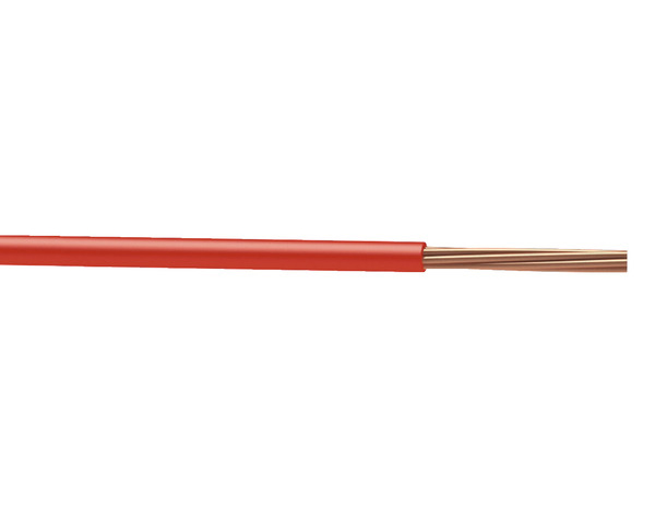 Fil électrique rigide H07VR 6 mm² rouge - 50 m - Nexans - Brico Dépôt