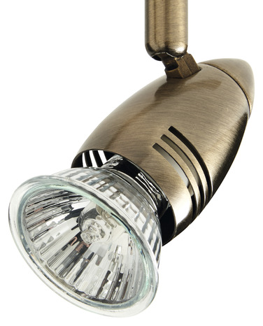 Spot 4 lumières aspis antic brass gu10 - Colours - Brico Dépôt