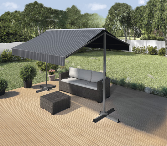 Store banne manuel double pente 4 x 3 m - Marque BLOOMA - Brico Dépôt