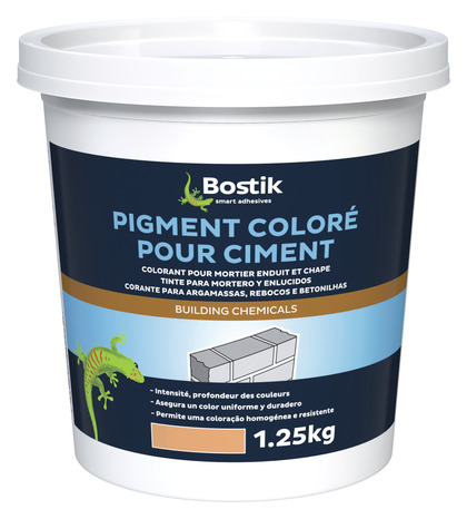 Colorant orange pour ciment  - 1.25 kg - Bostik - Brico Dépôt