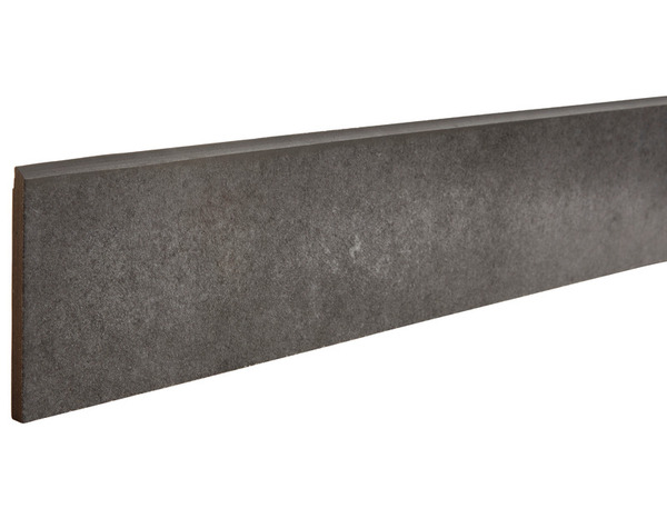 Plinthe carrelage "Konkrete" gris anthracite - 8 x 42,6 cm - Colours - Brico Dépôt