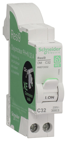 Disjoncteur "Rési9" 32A automatique (embrochable) - Schneider Electric - Brico Dépôt